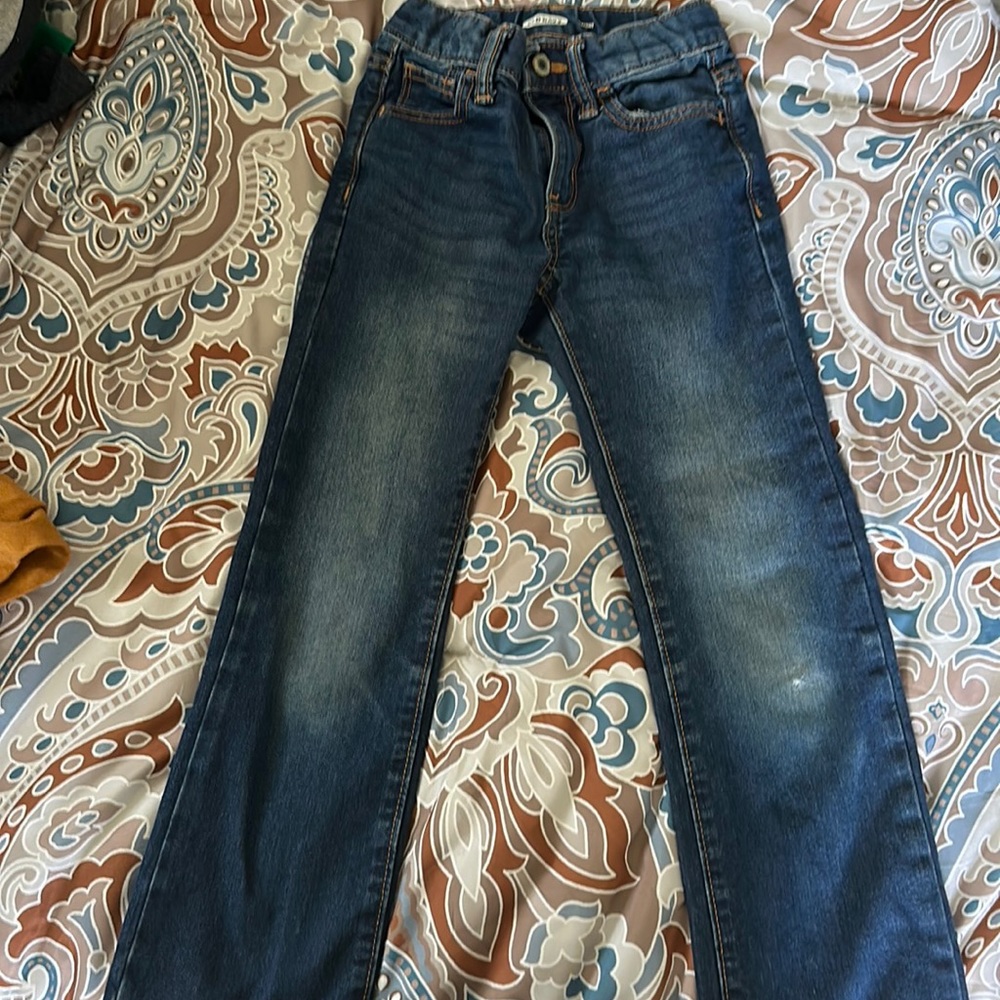 Old navy size 7 slim straight jeans boys